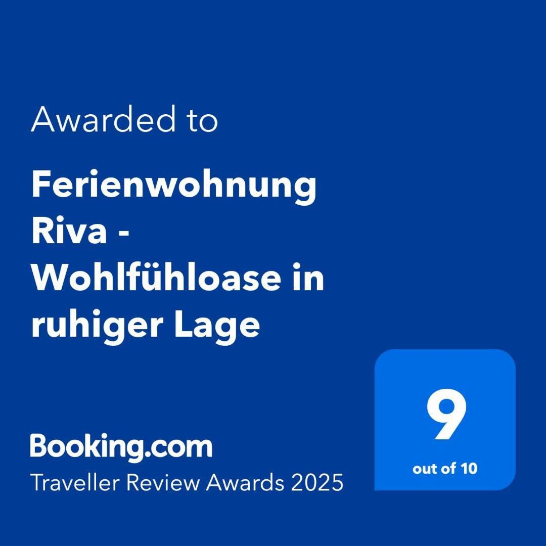 Ferienwohnung Riva - Wohlfuehloase In Ruhiger Lage 林道 外观 照片